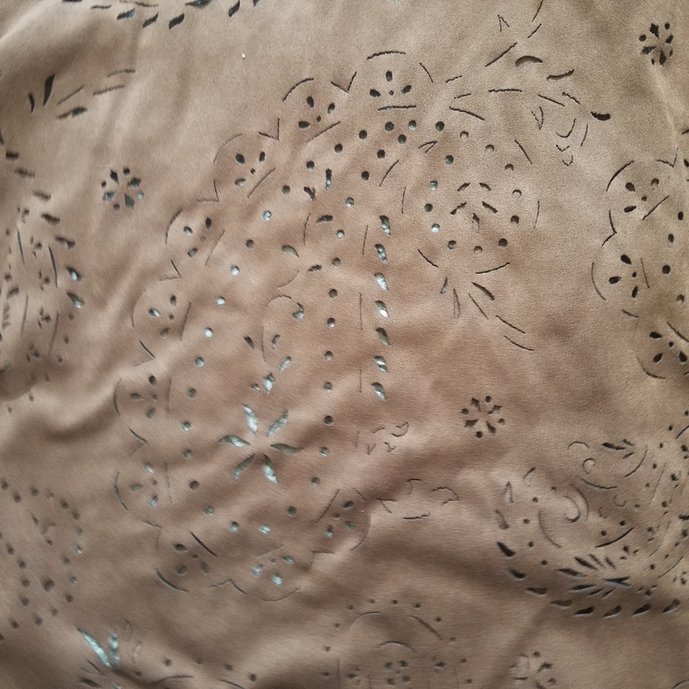 American Eagle Faux Suede Kimono - Picture 2 of 5